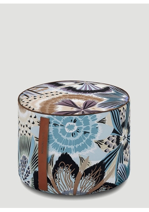 MissoniHome Passiflora Giant Small Pouf -  Furniture Blue One Size