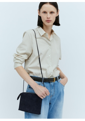 The Row Nu Min Twin Shoulder Bag - Woman Shoulder Bags Blue One Size