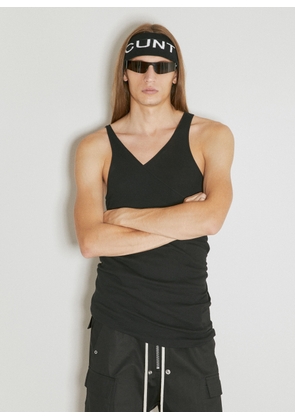 Rick Owens DRKSHDW Jacquard Headband - Man Hats Black One Size