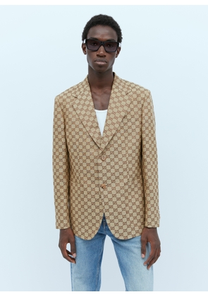 Gucci Gg Supreme Formal Jacket - Man Blazers Camel It - 50