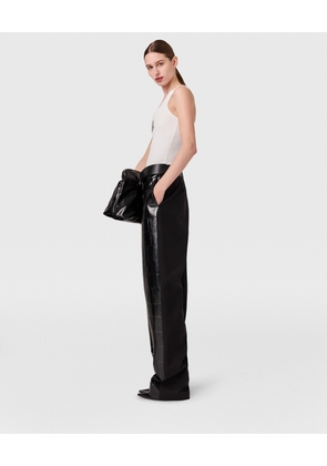 Stella McCartney - Slippery When Wet Racerback Tank Top, Woman, Pure white, Size: L