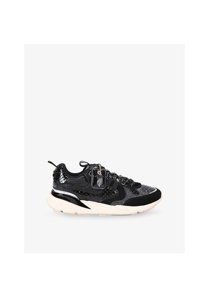 Womens Kurt Geiger London Kurt Runner Leather and Mesh Trainers