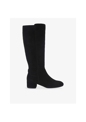 Womens Carvela Gaia Heeled Suede Knee-High Boots