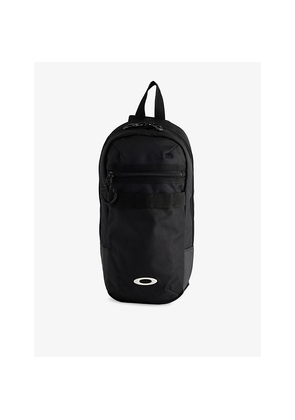 Mens Oakley Enhance Logo-Plaque Woven Cross-Body Bag