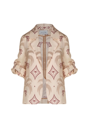 Johanna Ortiz Unfolded Moment Printed Linen Blazer - Moda Operandi