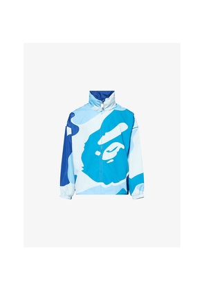 Mens A Bathing Ape Abc Camo Windbreaker Nylon Jacket