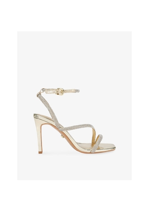 Womens Carvela Paparazzi Wide-Fit Heeled Faux-Leather Sandals