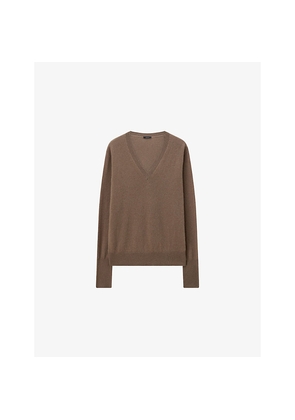 Womens Joseph Light Pure Cashmere V-Neck Jumper