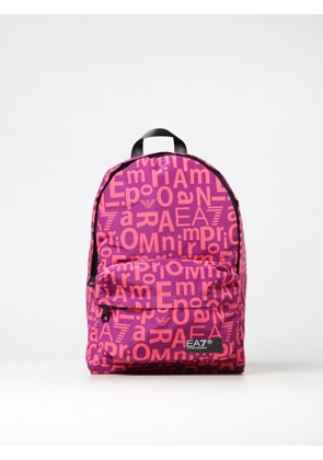Backpack EA7 Men color Fuchsia