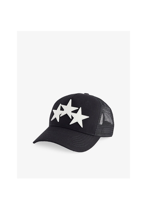 Mens Amiri 3 Star Mesh Cotton Trucker Cap