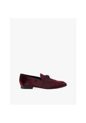Mens Kurt Geiger London Hugh Velvet Loafers