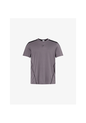 Mens Gymshark Arrival Block Relaxed-Fit Woven T-Shirt