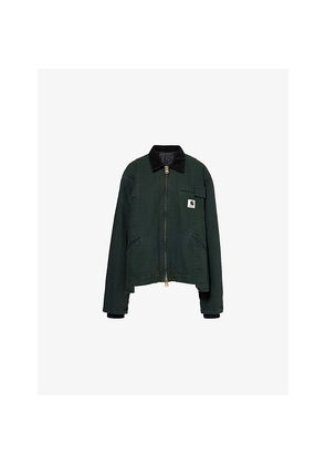Womens Sacai x Carhartt WIP Duck Relaxed-Fit Cotton Jacket