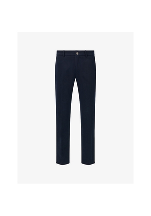 Mens Boggi Milano Regular-Fit Straight-Leg Stretch-Cotton Trousers