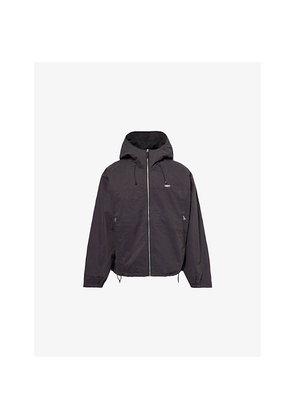 Mens Obey Vista Hooded Cotton-Blend Jacket