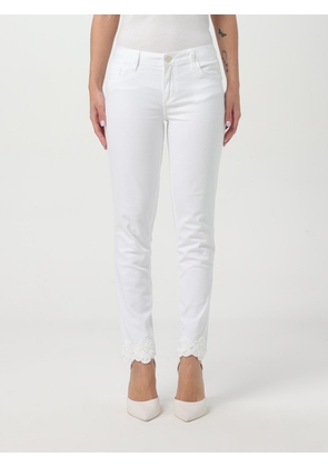 Jeans LIU JO Woman color White