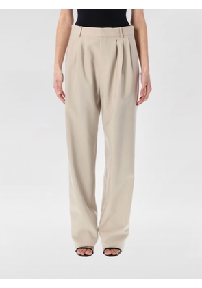 Pants SAINT LAURENT Woman color Beige