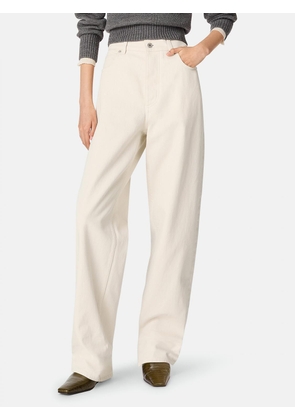 Jeans BOTTEGA VENETA Woman color Yellow Cream