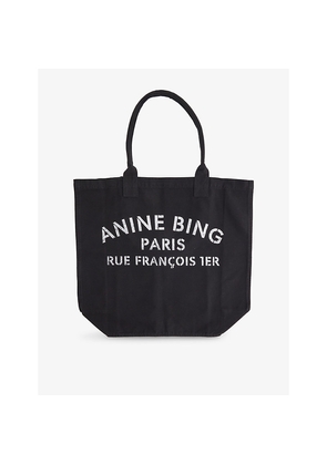 Womens Anine Bing Leo Canvas Tote Bag