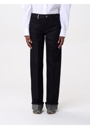Jeans BURBERRY Woman color Indigo