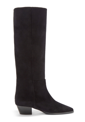 Aeyde Medea Suede Knee Boots - Moda Operandi