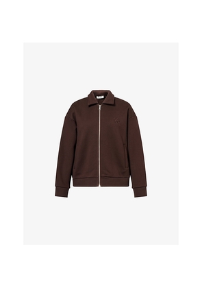 Womens 4th & Reckless Valerie Cotton-Jersey Bomber Jacket