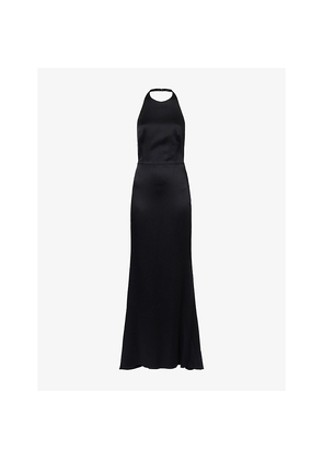 Womens Givenchy Open-Back Regular-Fit Woven Maxi Dress