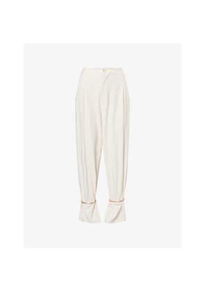 Womens Darkpark Phebe Cuffed Stretch-Woven Trousers