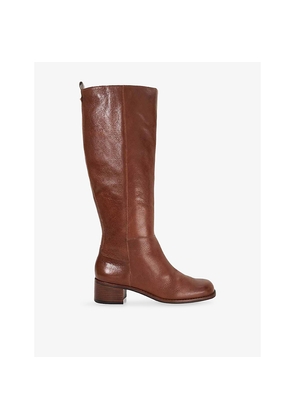 Womens Dune Turner Leather Knee-High Boots