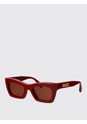 Sunglasses GUCCI Woman color Burgundy