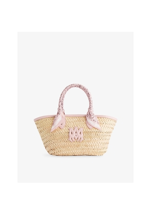 Mens Amiri Micro Raffia Tote Bag