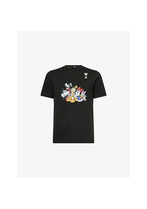 Mens K Way Disney Mickey Friends Printed Cotton T-Shirt