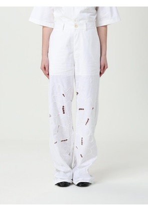 Pants MARINE SERRE Woman color White