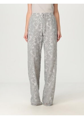 Pants ERMANNO SCERVINO Woman color Pearl