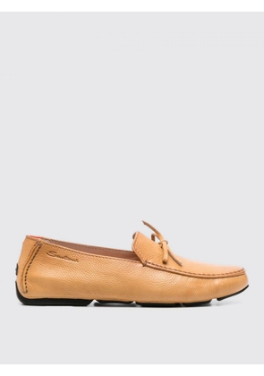 Loafers SANTONI Men color Orange