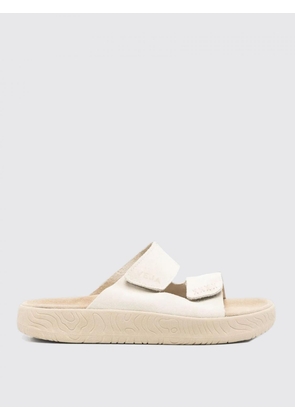Flat Sandal VEJA Woman color Yellow Cream