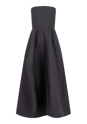 Heirlome Karla Voluminous Silk-Wool Strapless Dress - Moda Operandi
