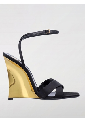Heeled Sandal SAINT LAURENT Woman color Black