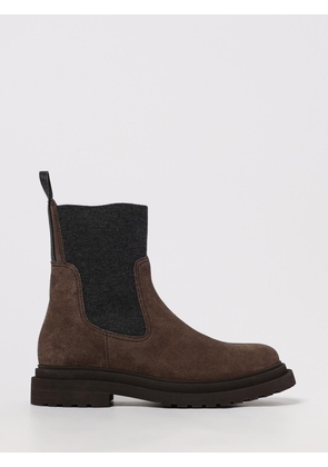 Boots BRUNELLO CUCINELLI Woman color Dark