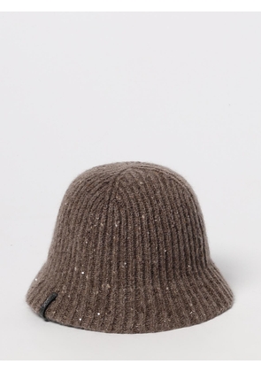Hat BRUNELLO CUCINELLI Woman color Beige