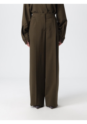 Pants FENDI Woman color Olive