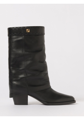 Boots FENDI Woman color Black