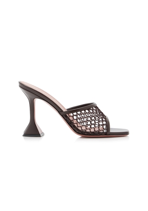 Amina Muaddi Lupita Netted Sandals - Moda Operandi