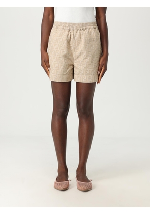 Shorts FENDI Woman color Beige