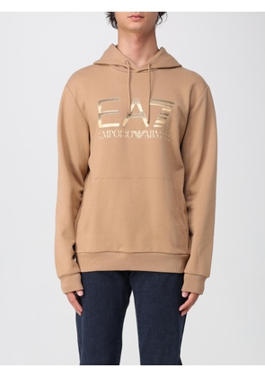 Sweatshirt EA7 Men color Beige