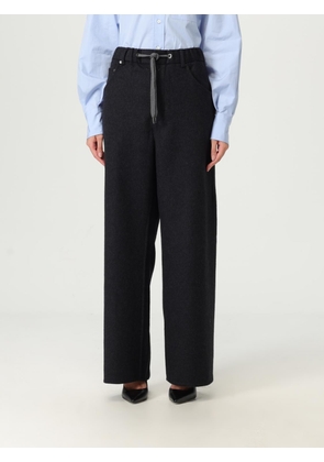 Pants BRUNELLO CUCINELLI Woman color Charcoal