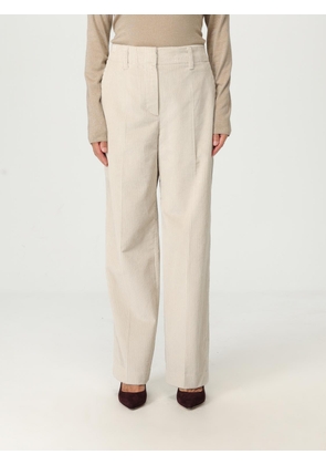 Pants BRUNELLO CUCINELLI Woman color Beige