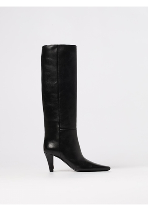 Boots SAINT LAURENT Woman color Black