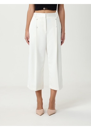 Pants ELISABETTA FRANCHI Woman color Ivory