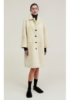 UTZON Caleb Reversible Shearling Coat - Moda Operandi